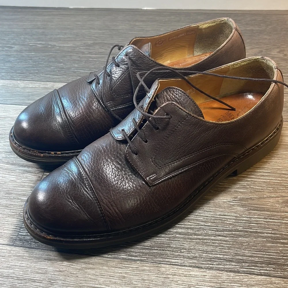 Mephisto brown leather shoes men’s size 10 (f125)